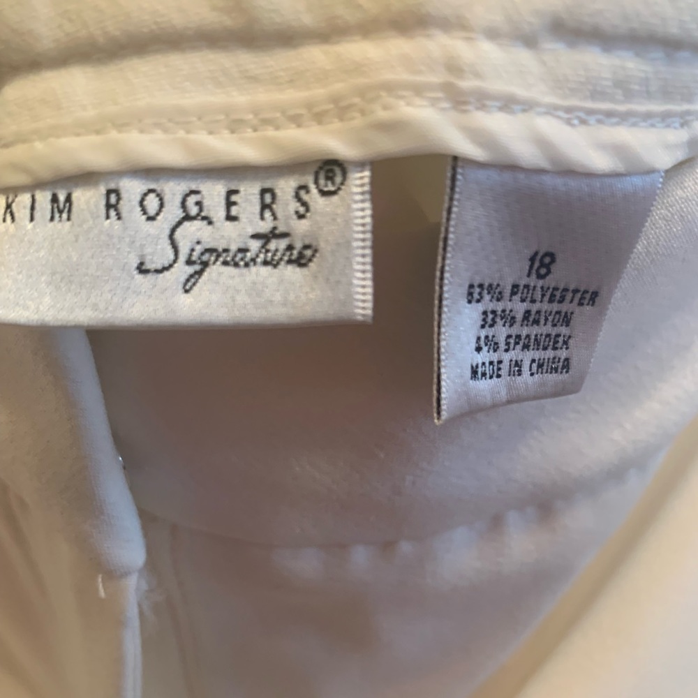 Kim Rogers Off-white Pants